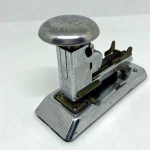 Vintage Ace Cadet Model 302 Stapler Gray Bakelite Top USA Made